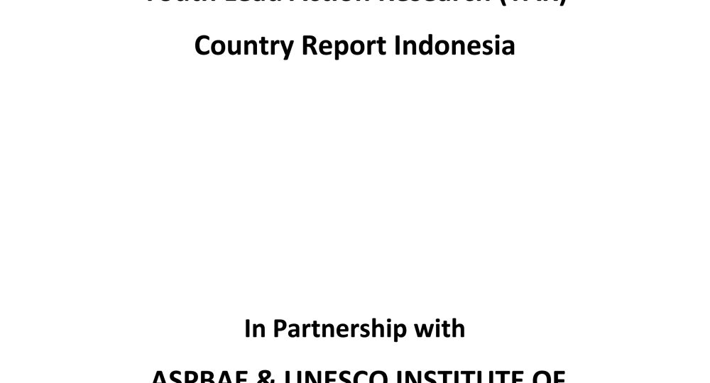 Country Report Indonesia - Youth Lead Action Research - YAR